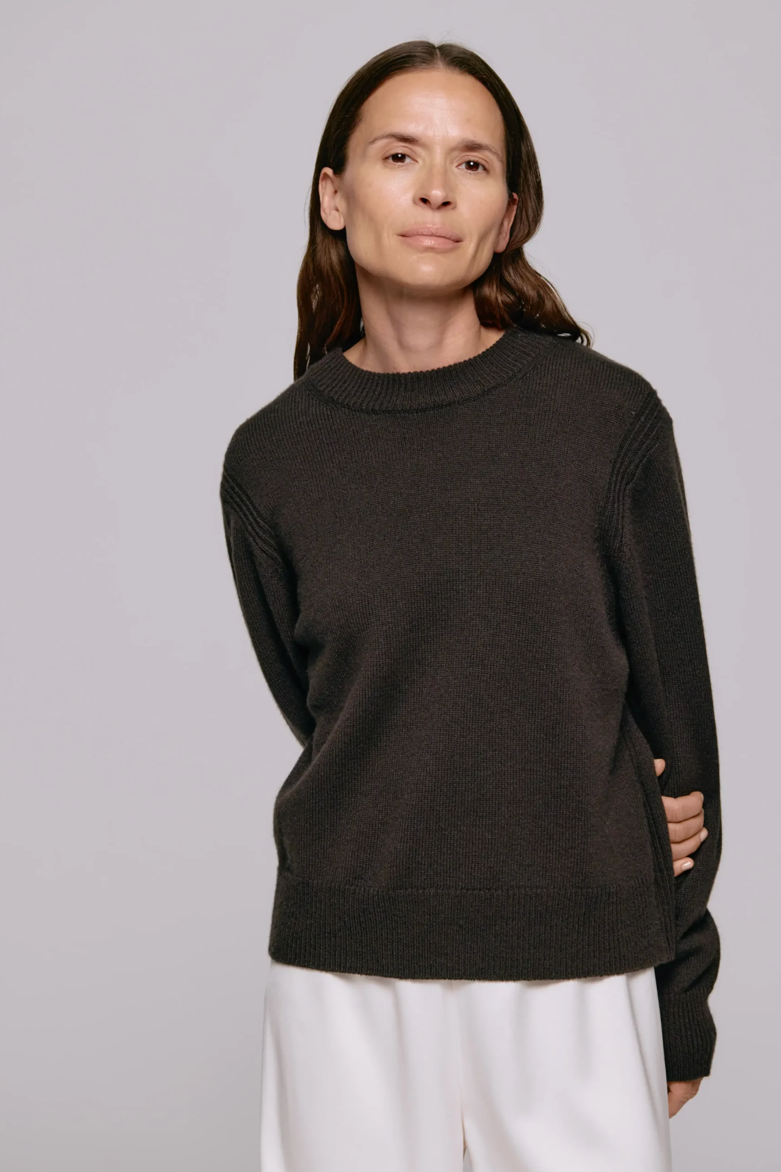 Gensere | Alma Sweater Dark Brown