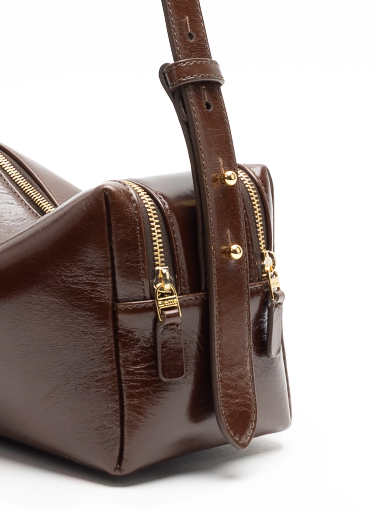 Trousse Vintage Leather Moka Vesker