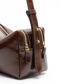 Trousse Vintage Leather Moka Vesker