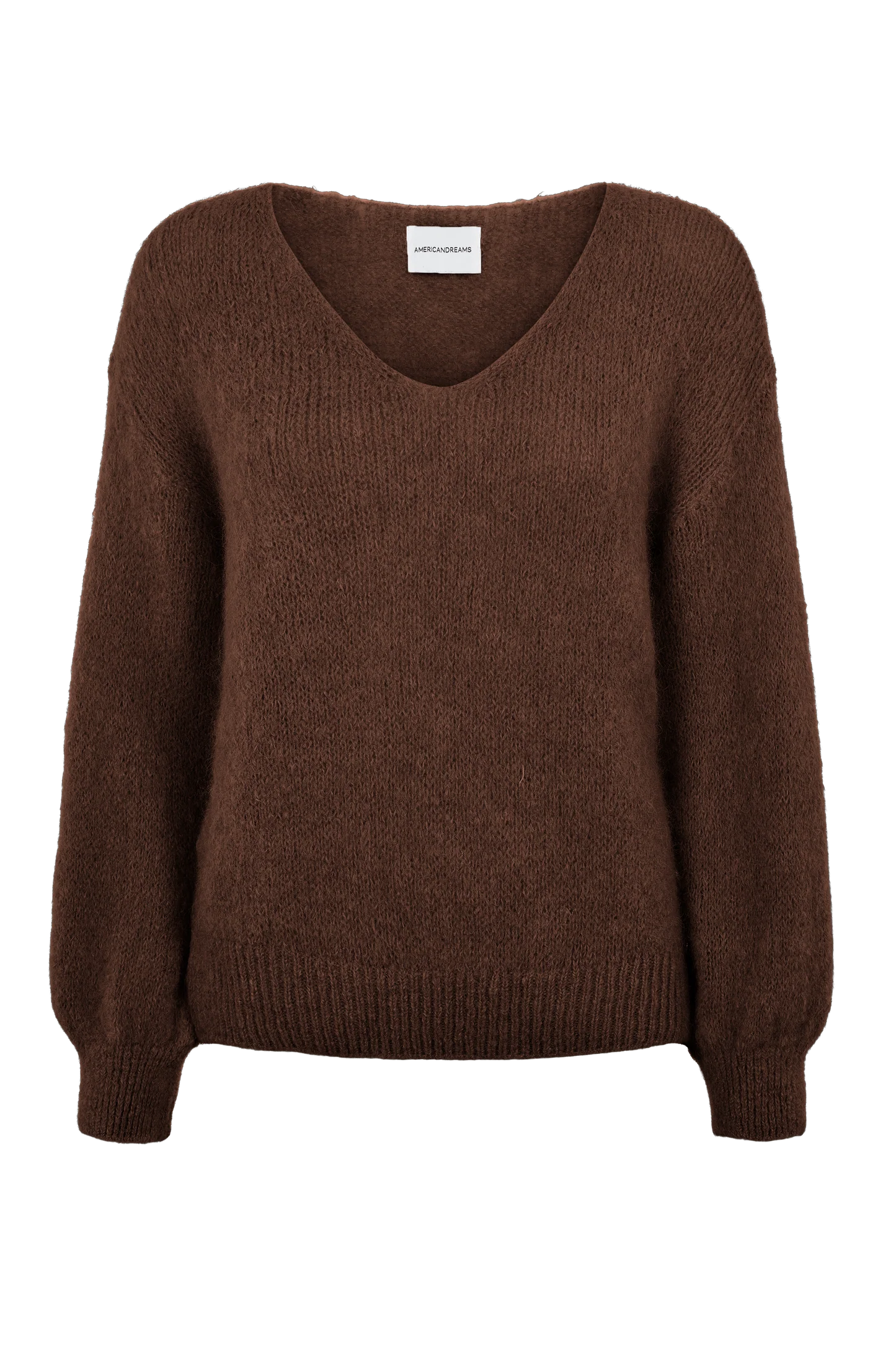 Milana LS Alpaca Pullover Cocoa Gensere