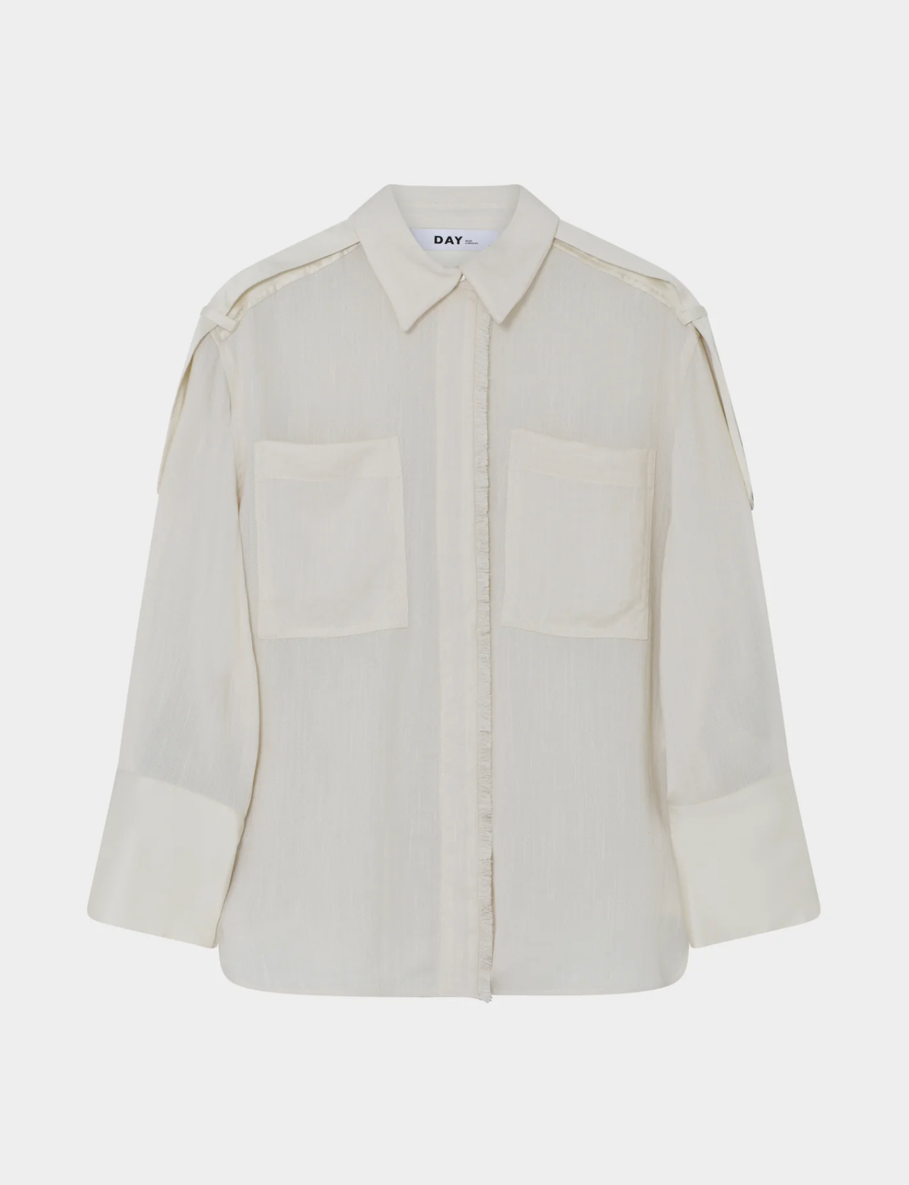 Norma - Contrast Linen Bluser