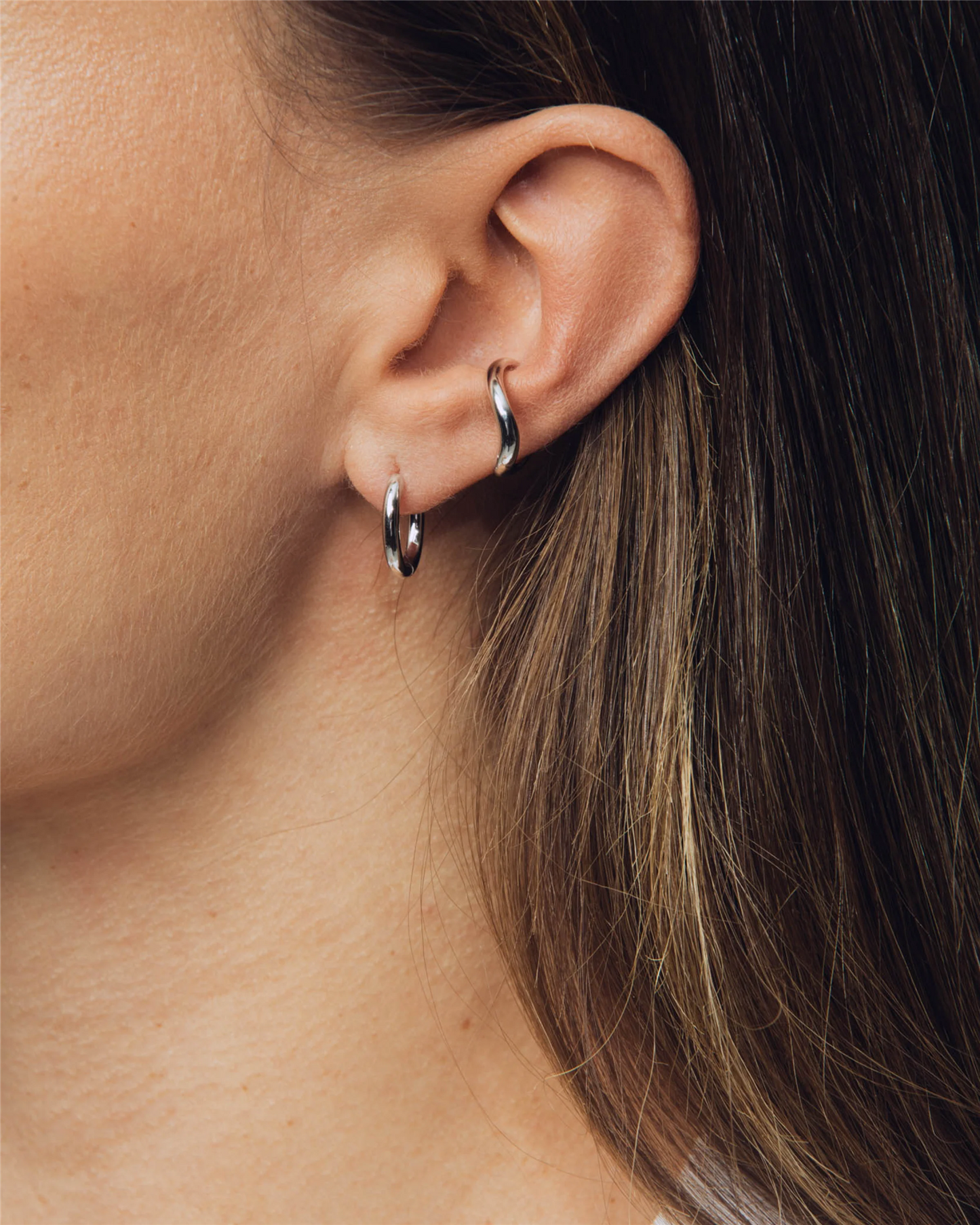 Thorn Ear Cuff Silver Øredobber