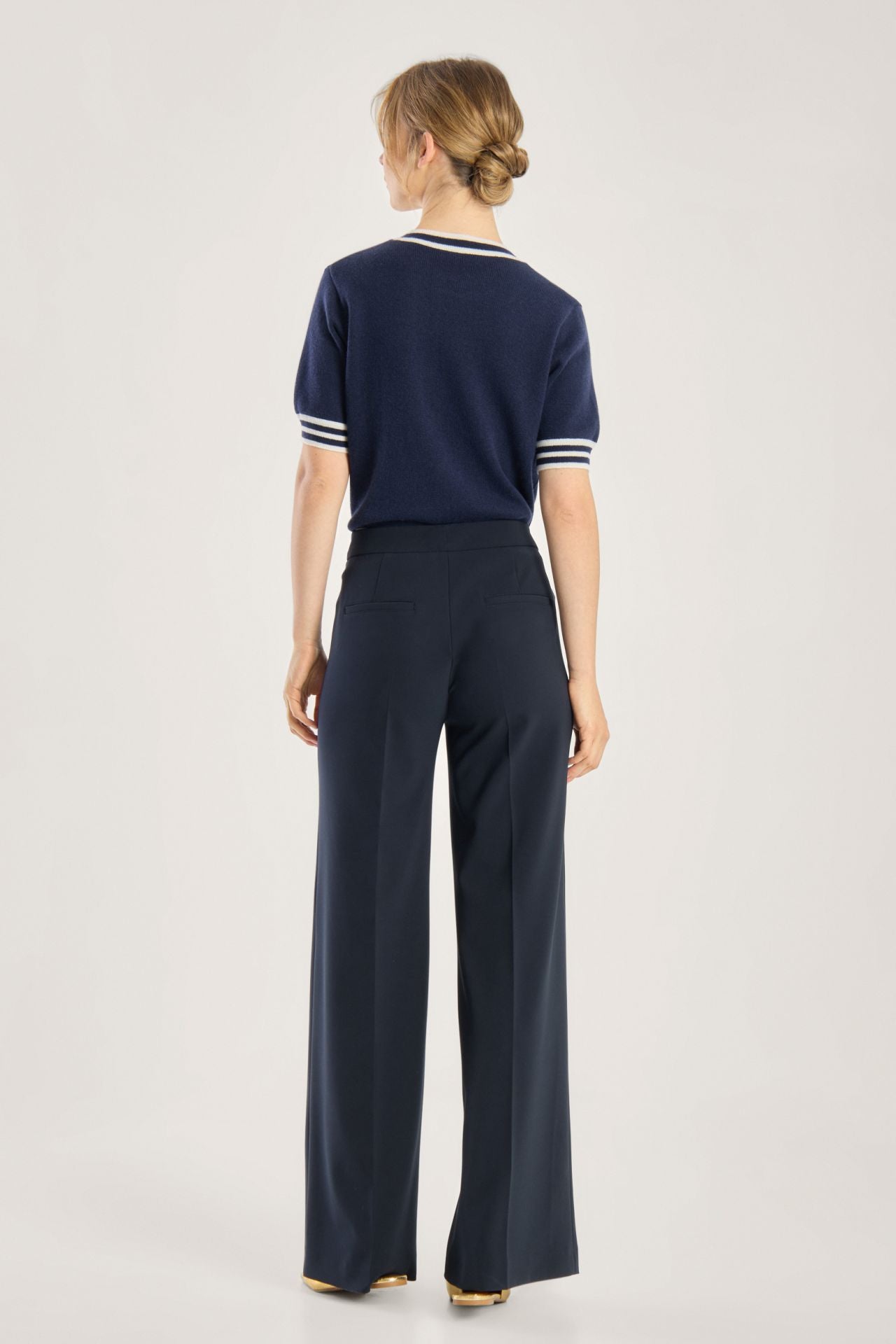 Bridget Pants Navy Blue Bukser
