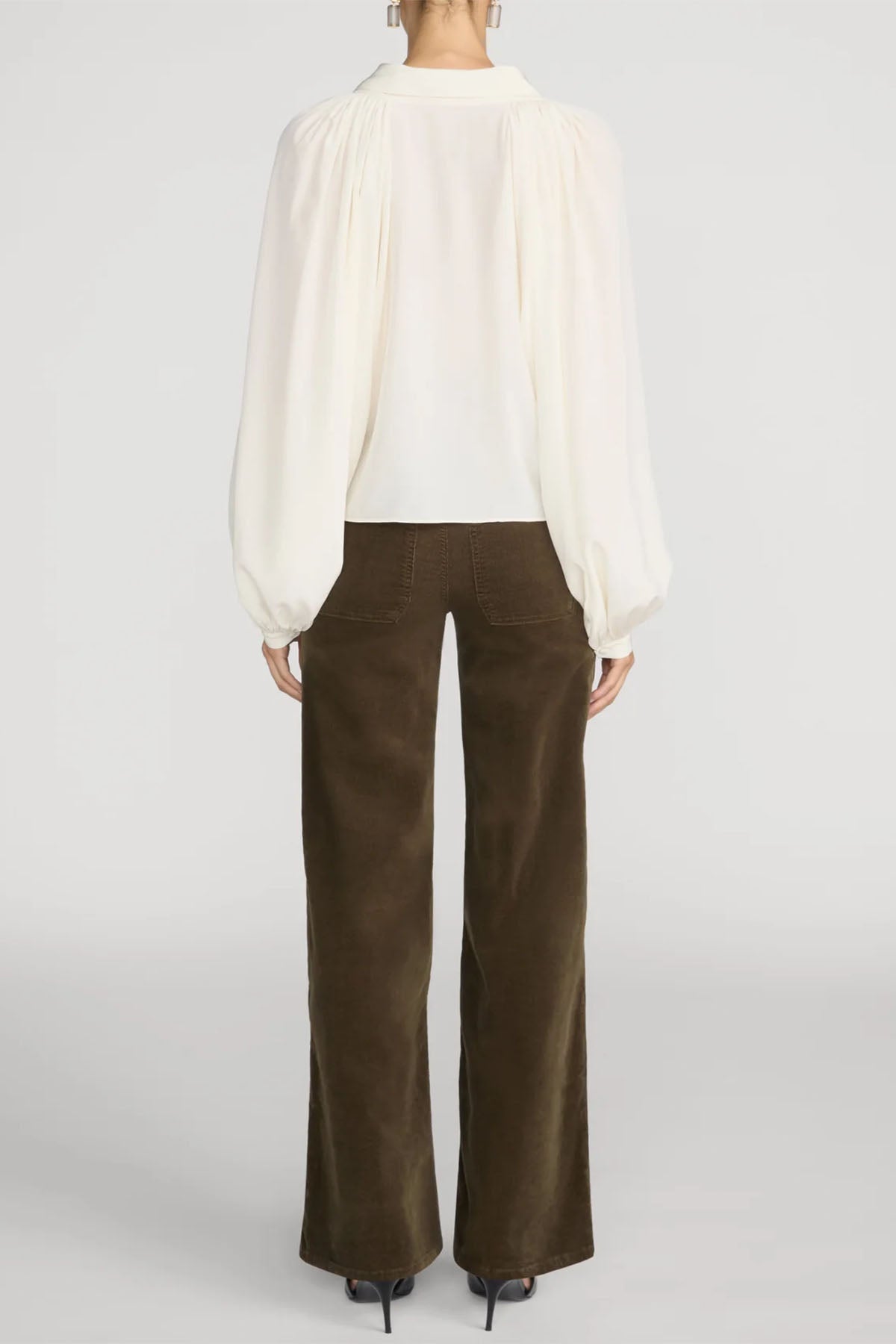 Bukser | Le Slim Palazzo Modernist Pocket Corduroy