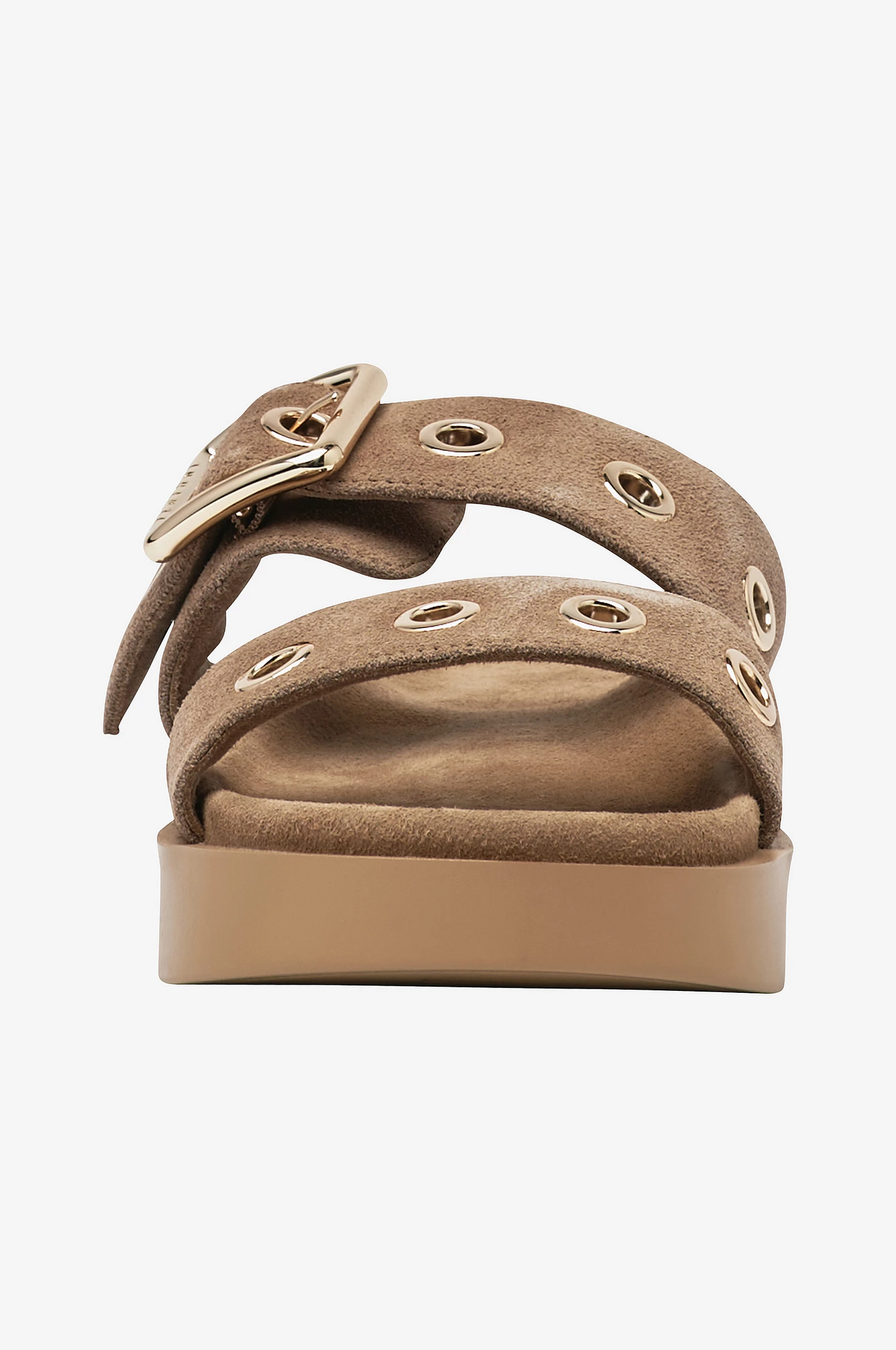Tilda Buckle Beige Sko