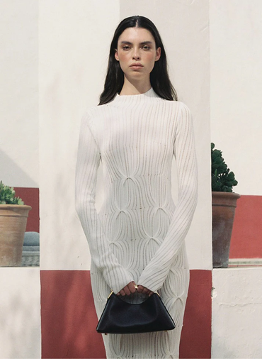 Mini Boomerang Leather Black Gold Vesker