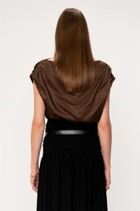 Adhara Top Walnut Bluser