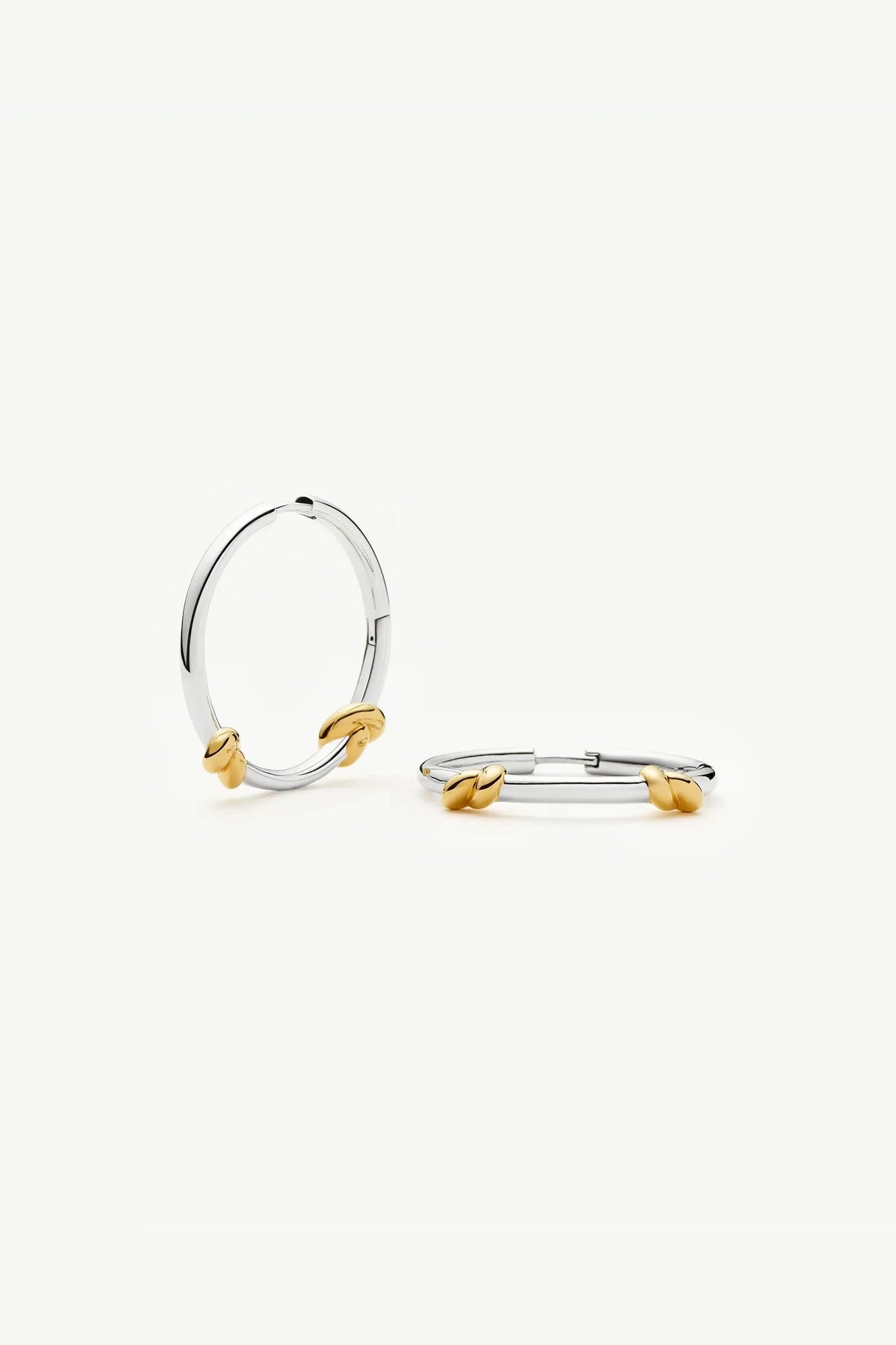 Lucy Williams Medium Double Knot Hoop Earrings