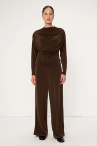 Mirel Top Mocha Bluser