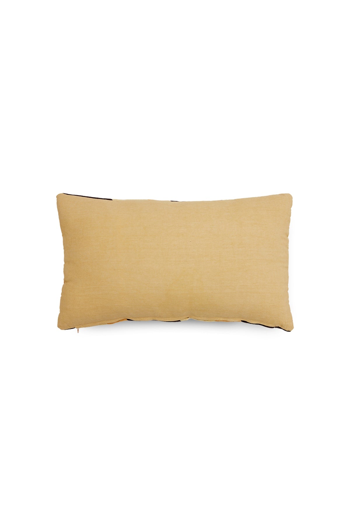 Striped velvet cushion, Sunkissed - 50x30 cm