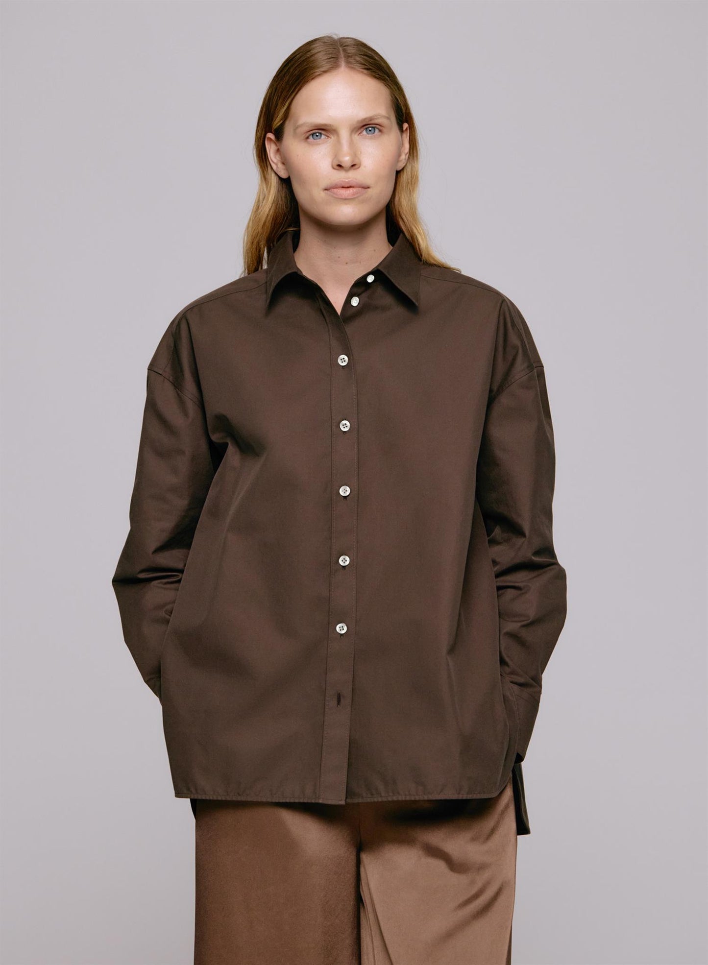 Edwina Shirt True Brown Bluser