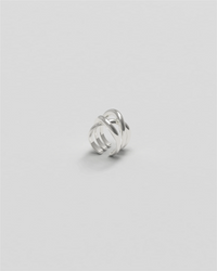 Thorn Ear Cuff Triple Silver Øredobber