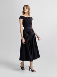 Fiia Skirt Black Skjørt