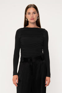 Sabik Top Black Bluser