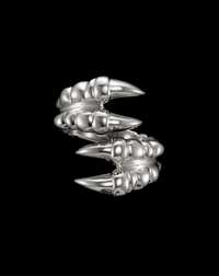Claw Ring Double Silver Ringer
