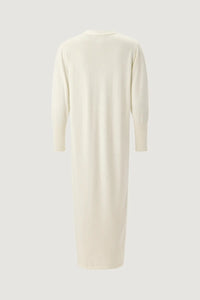 Cashmere Blend Long Gardigan Off White Cardigans