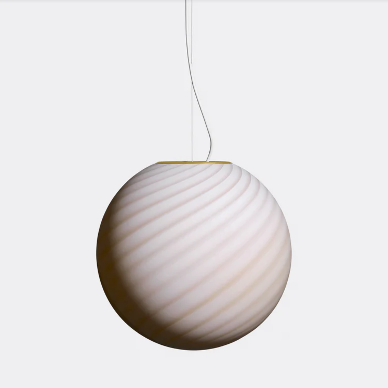 Ø40 Murano Pendel Crem Karamel Lamper