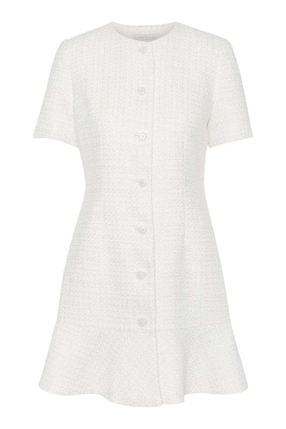 Tilly Mini Dress White Kjoler