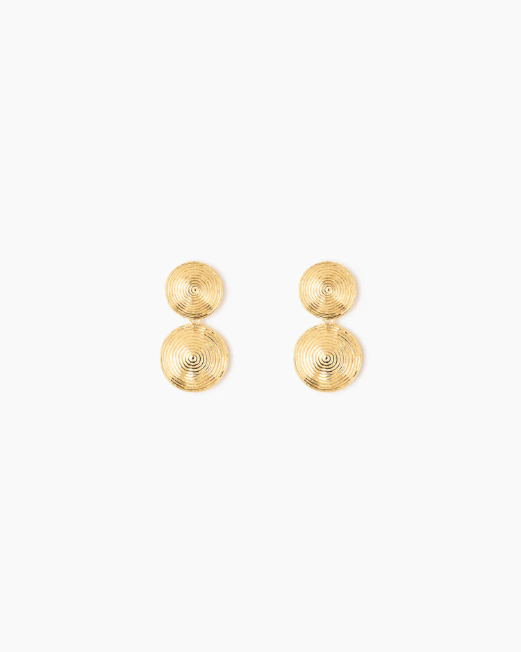 The Rita Earrings Gold Smykker