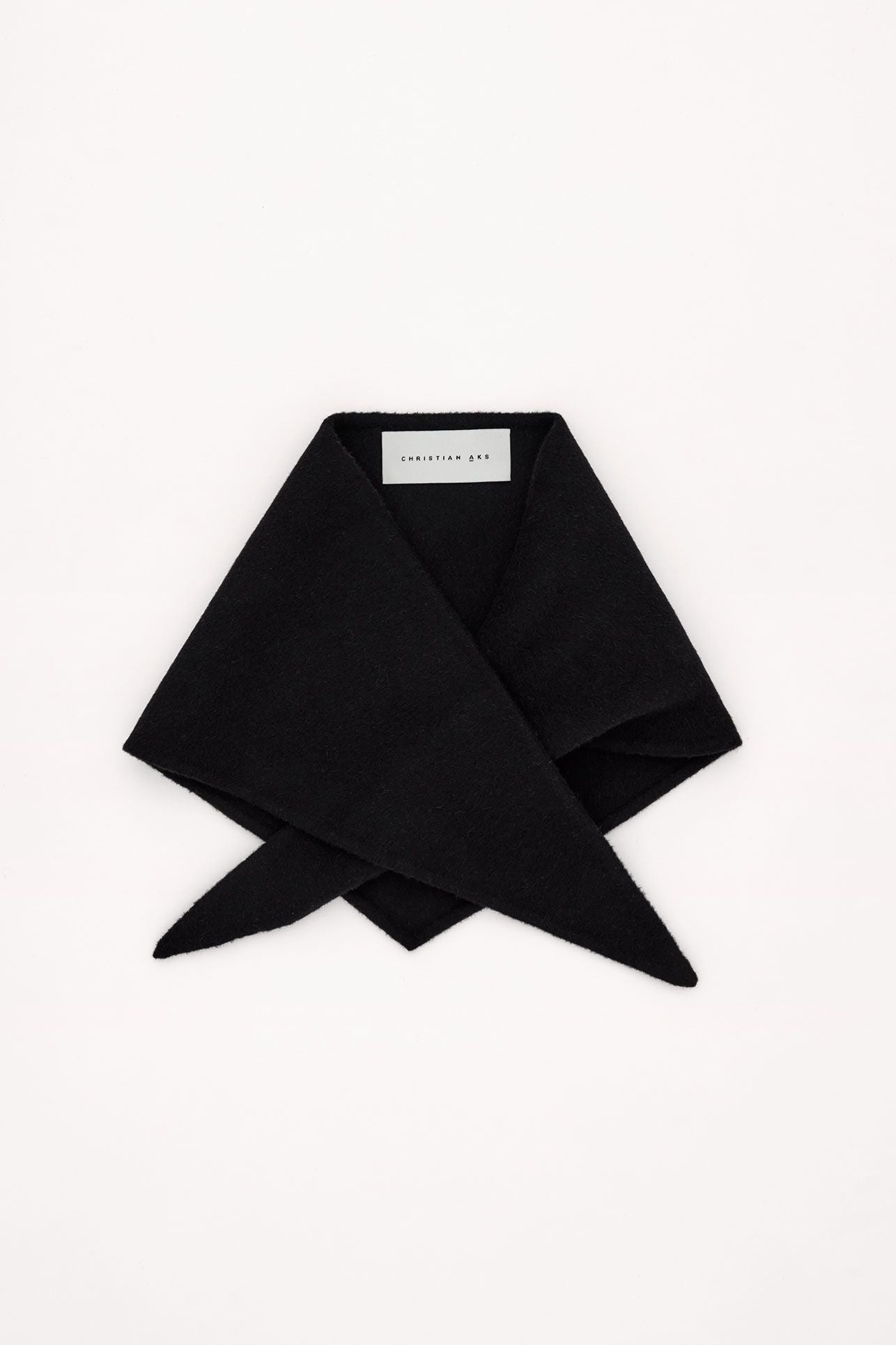 Noah Wool Scarf Black Skjerf