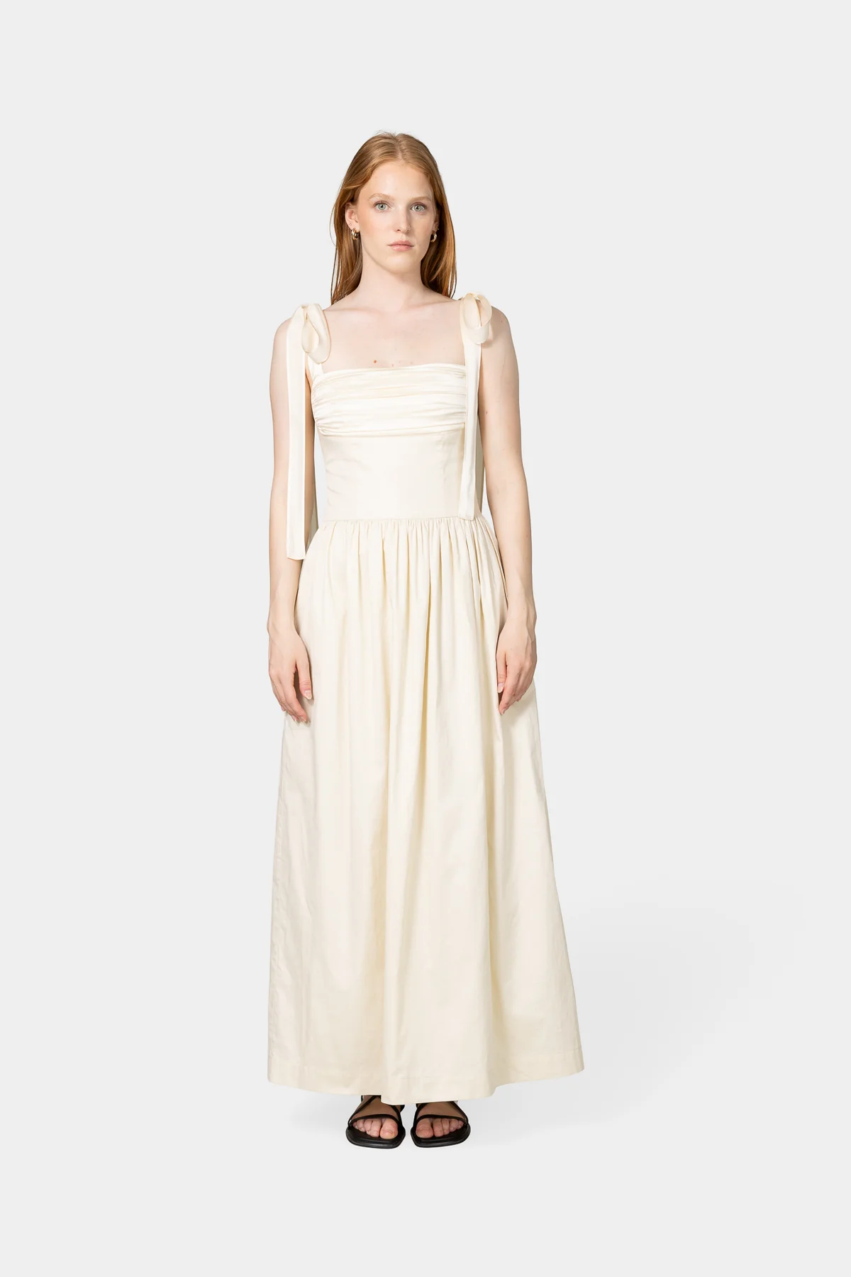 Kjoler | Elsa Maxi Dress Ivory