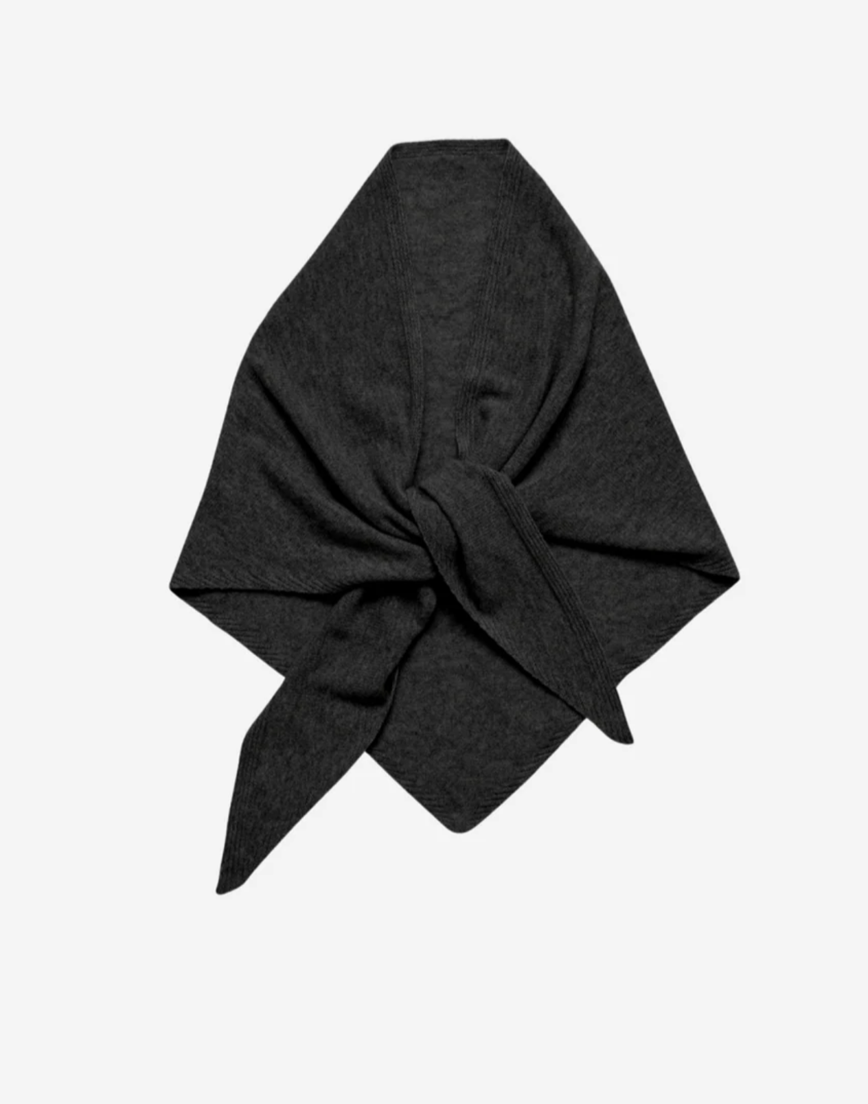 Mira Wool Cash Scarf Black Skjerf