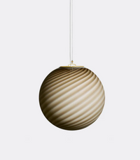 Ø30 Murano Pendel Grå Brun Lamper