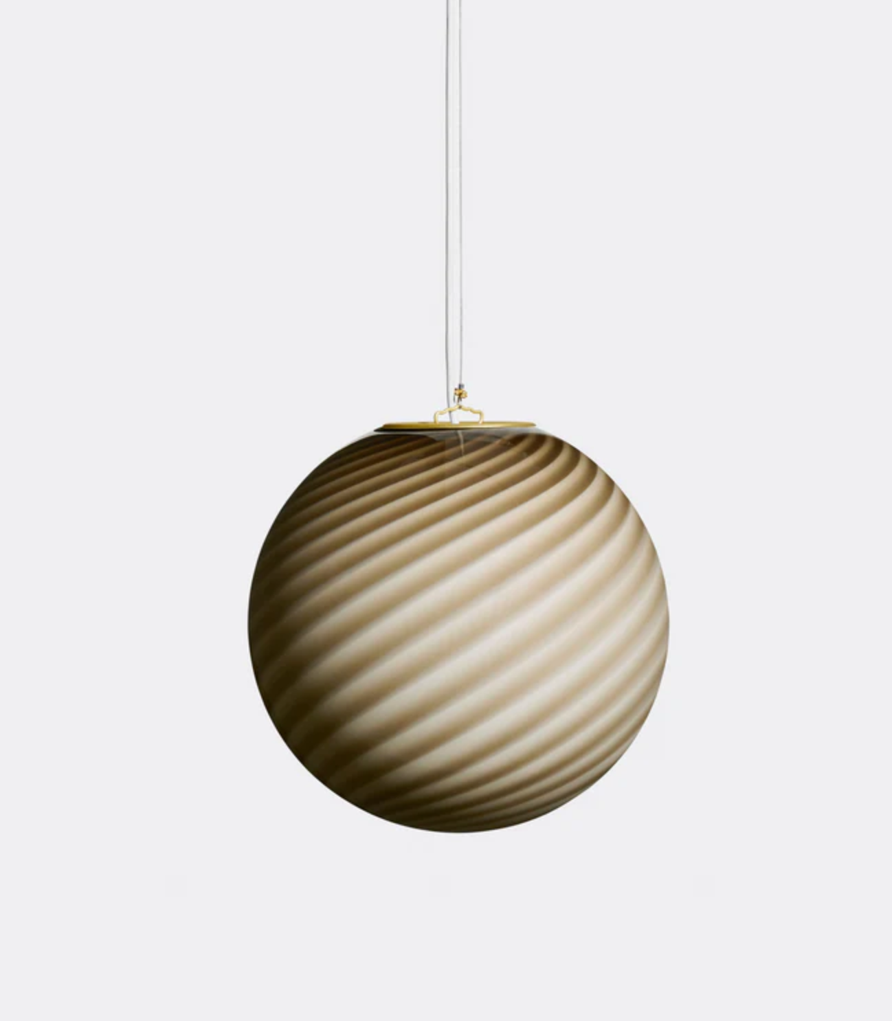 Ø30 Murano Pendel Grå Brun Lamper