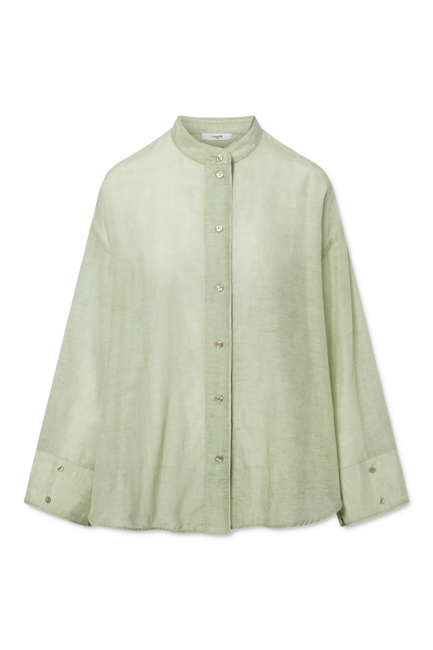 Zuri Shirt Tea Green Bluser