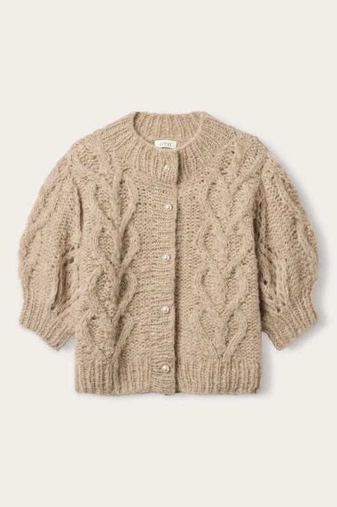 Lilo Cardigan Taupe Cardigans