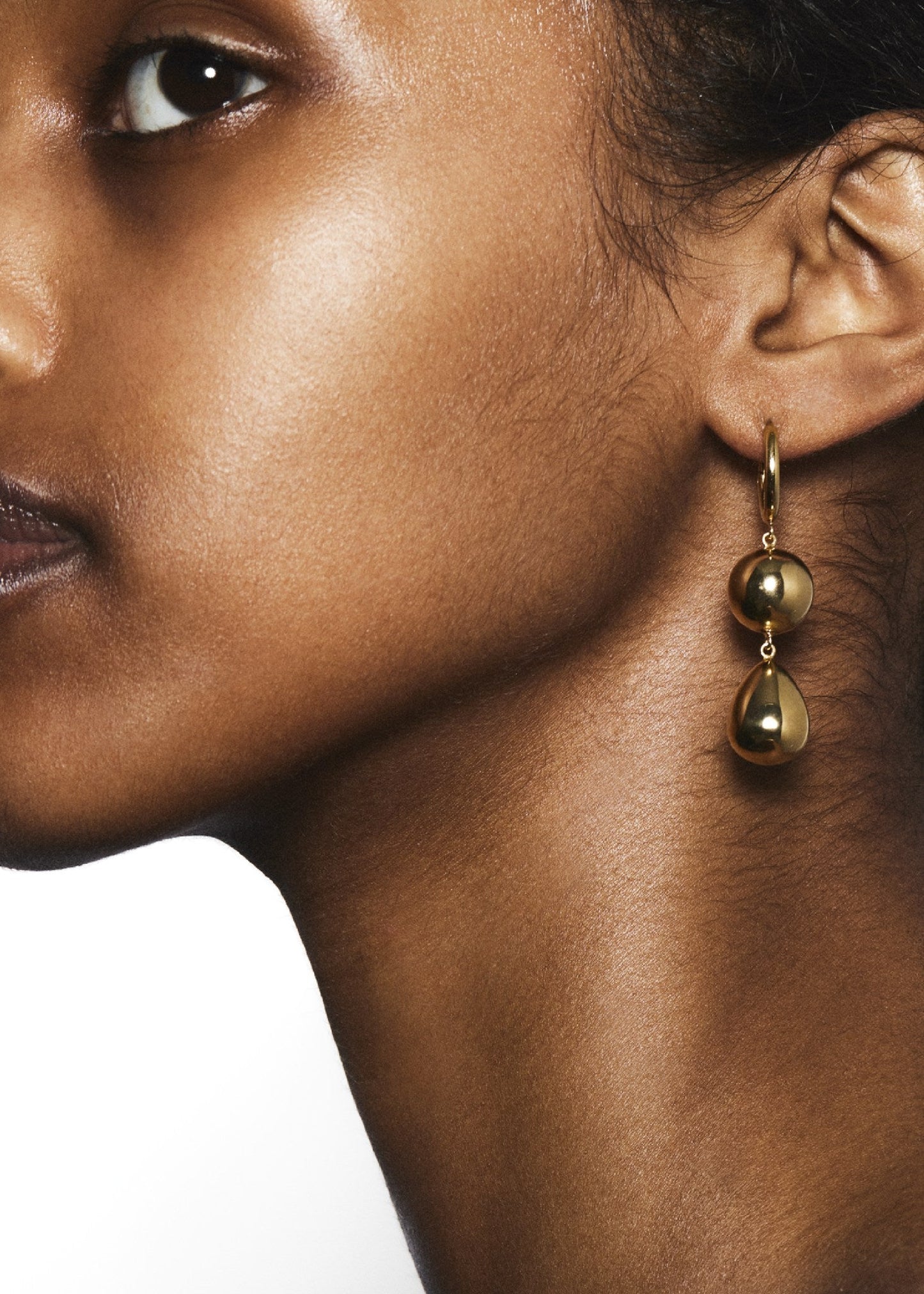 The Cathrine Earring Gold Øredobber