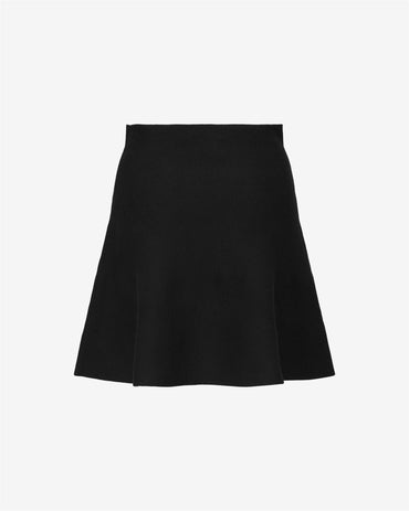 Serge Skirt Black Skjørt