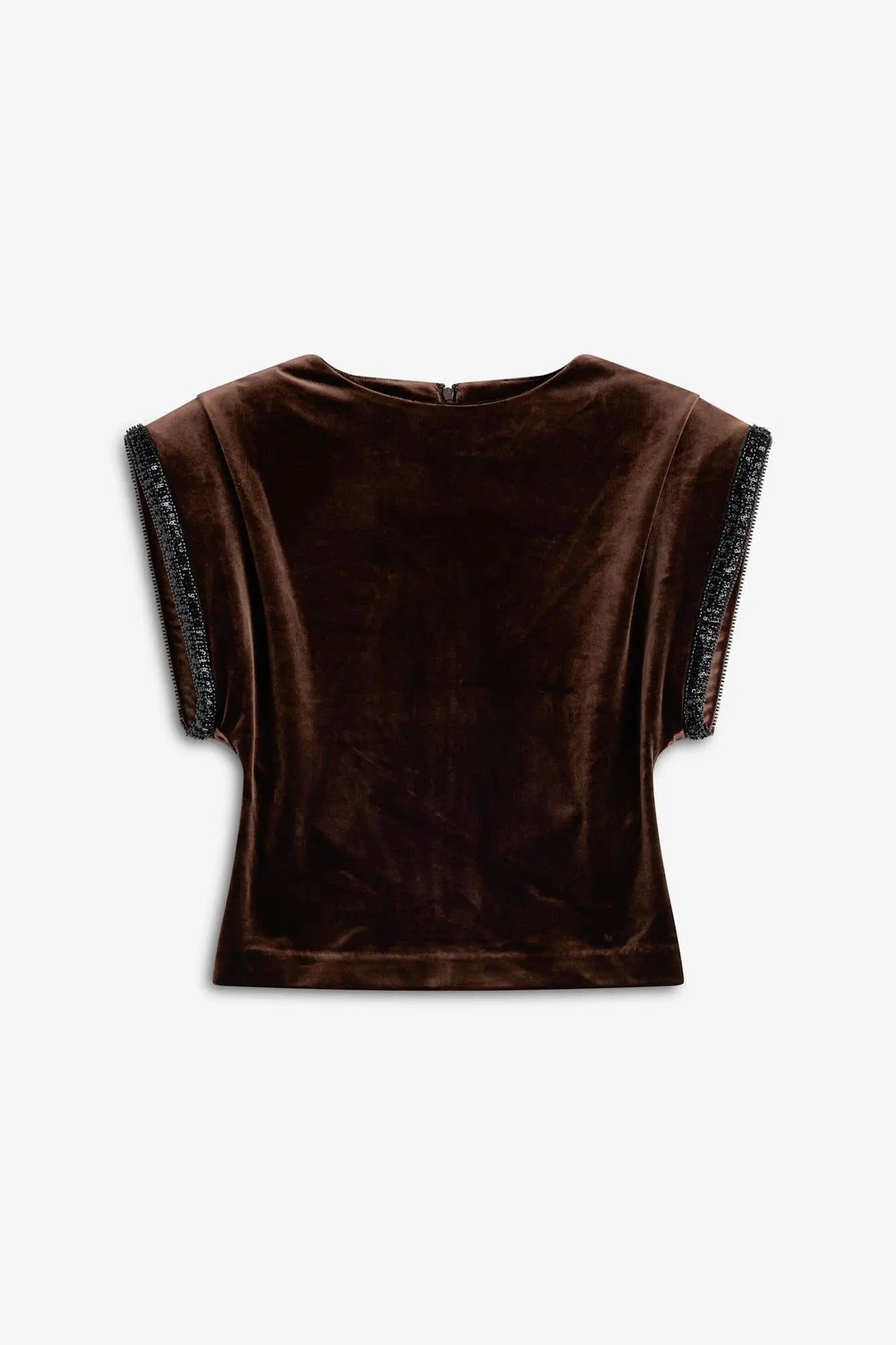 Sunset Velour Top