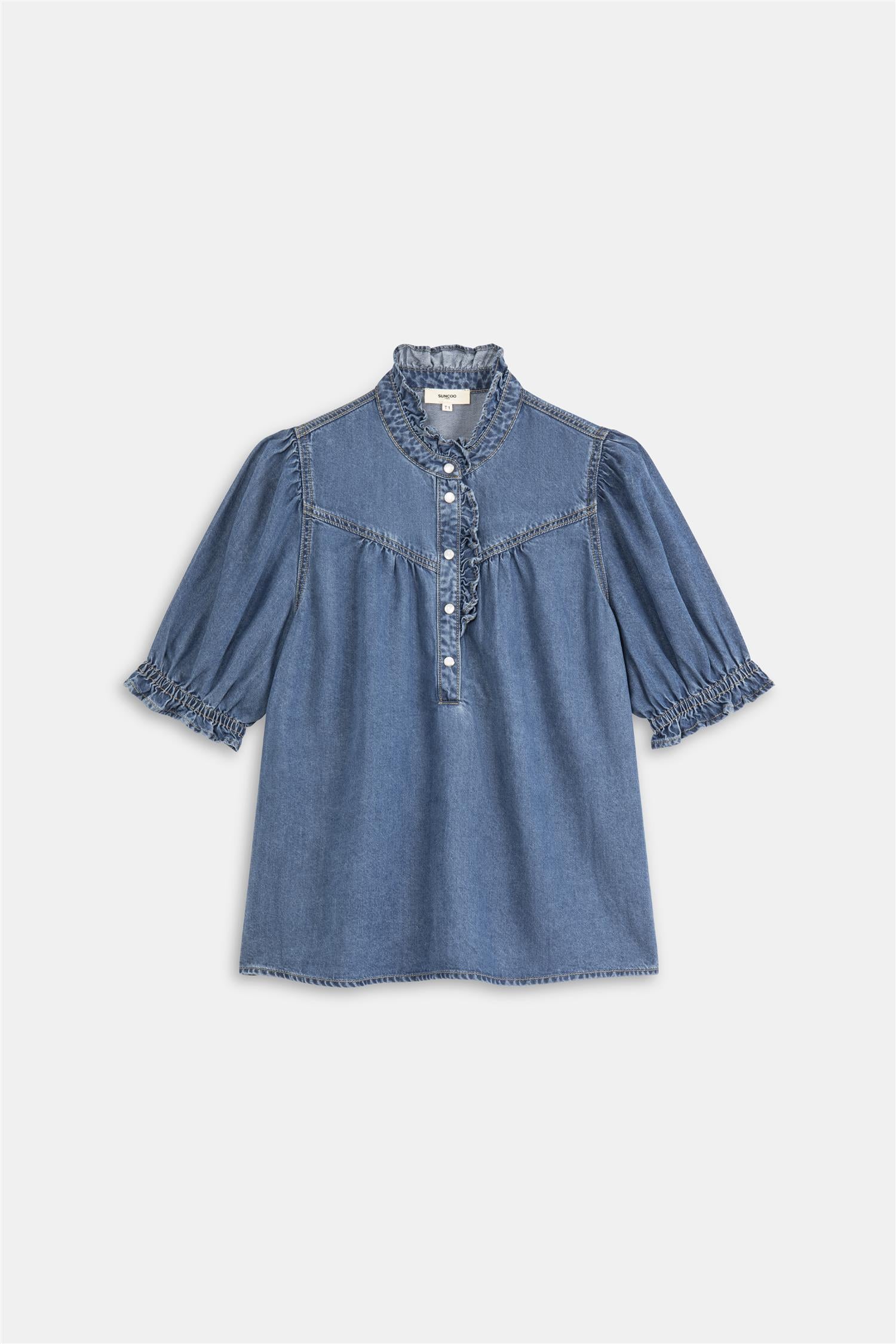 Louise Blouse Bleu Jeans Bluser