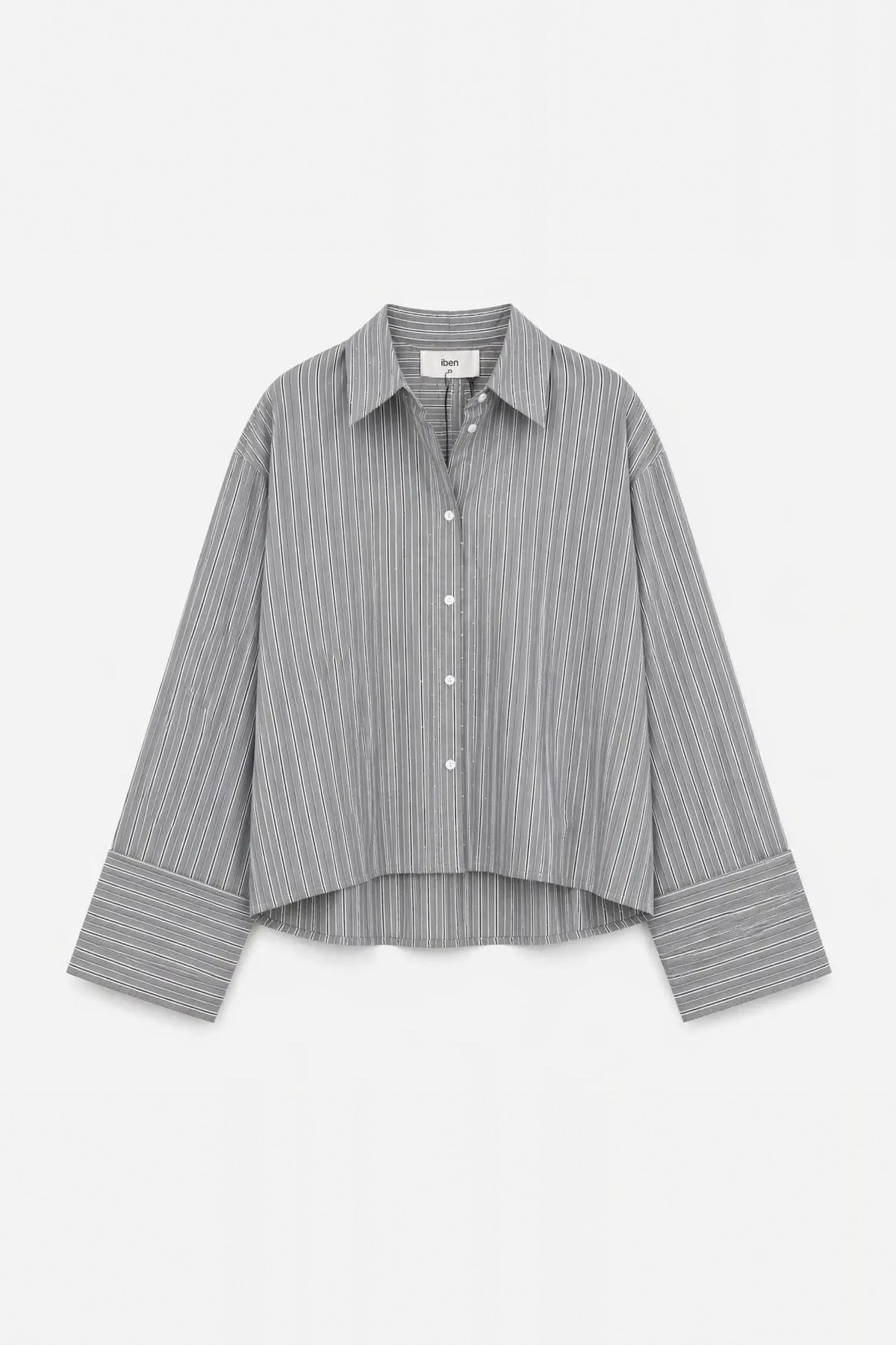 Iben Atari Embellished Shirt Grey