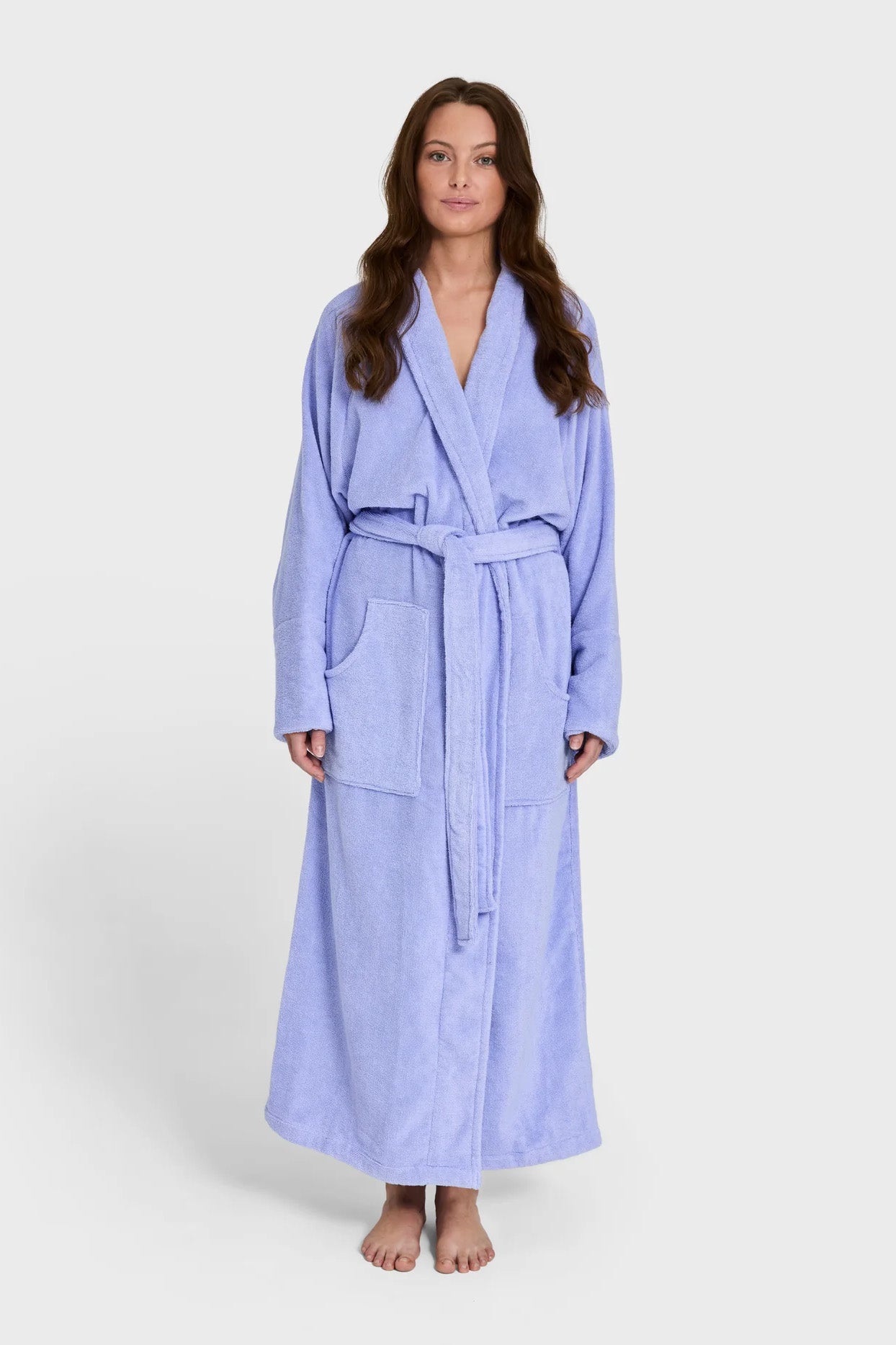 Naram Bathrobe - Lavender Blue S/M Badekåper