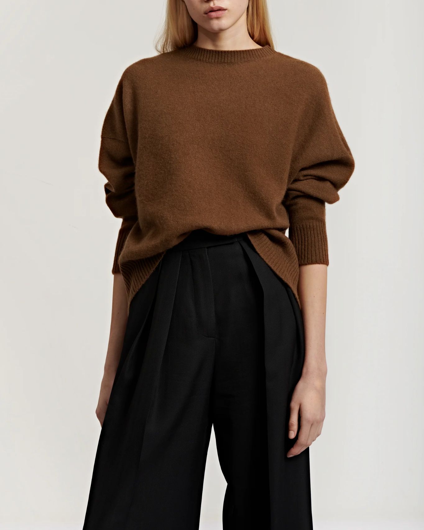 India Sweater Autumn Brown Gensere
