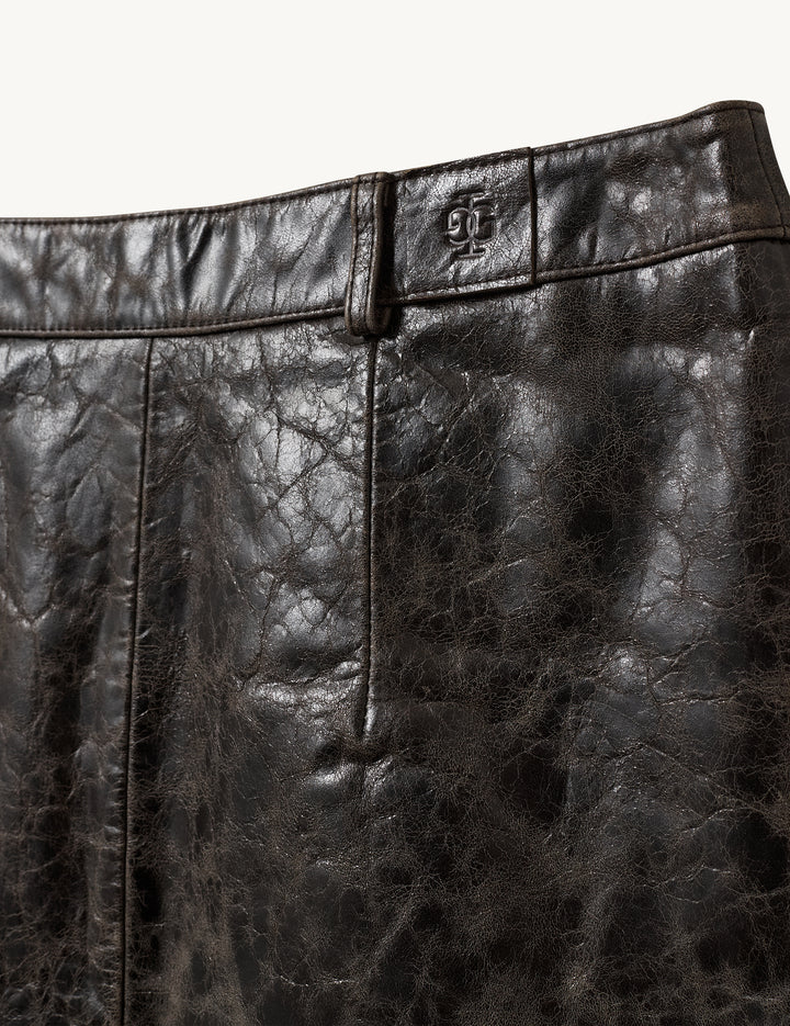 Margo Skirt Brown Crunch Eff Skjørt