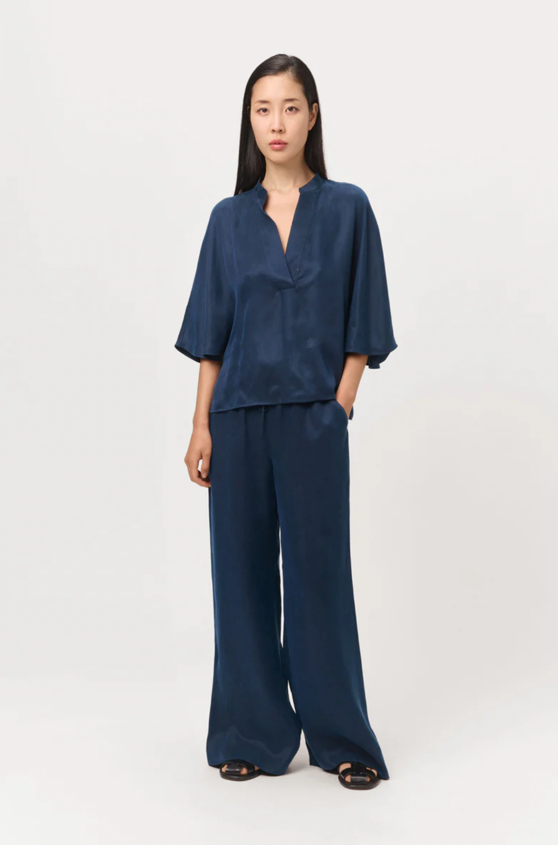 Liesel Blouse Total Eclipse Bluser