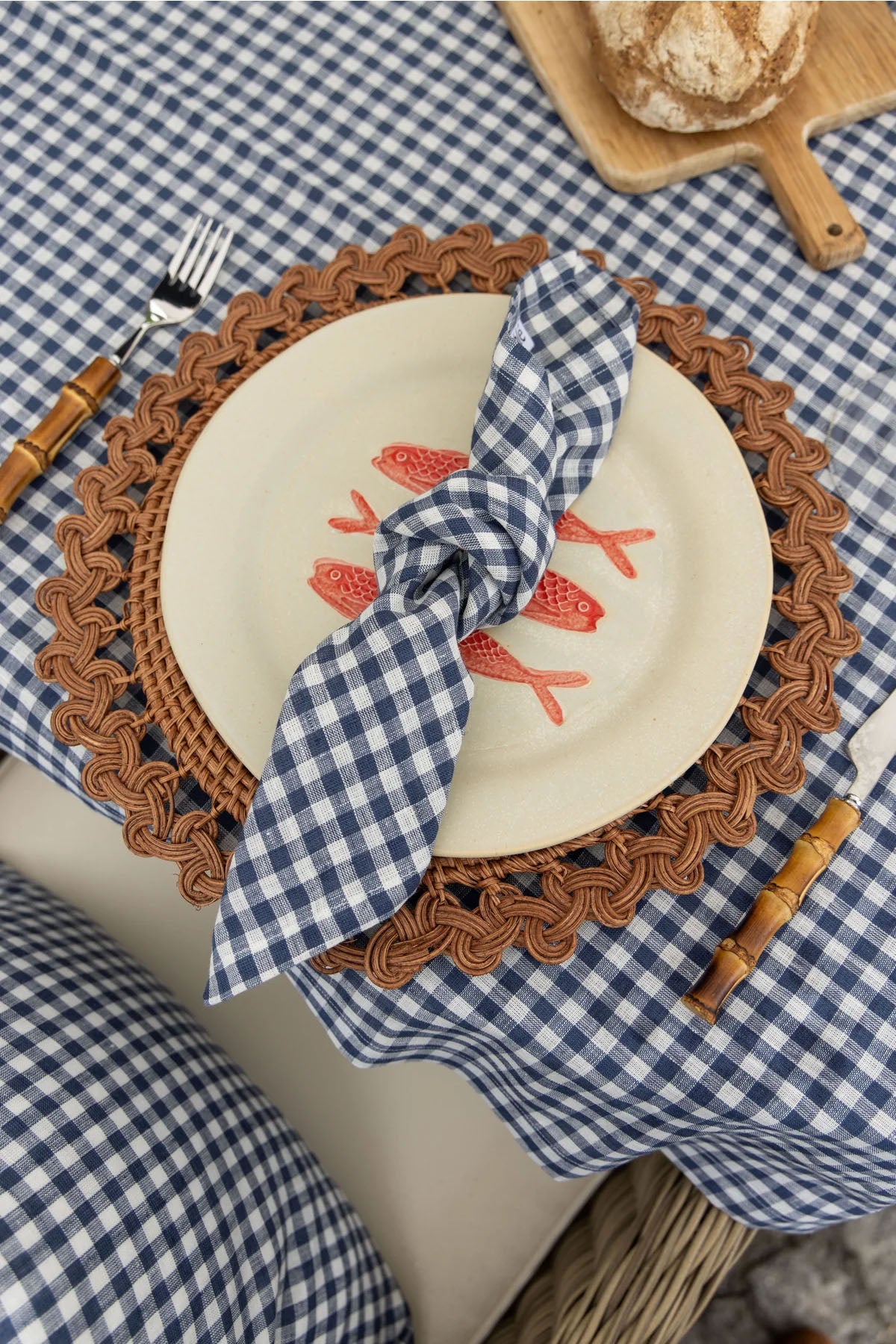 Kjøkken | BLAIR NAPKIN 2PCS BLUE