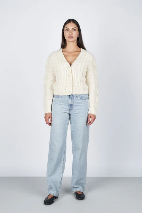 Elma Cardigan Off White Cardigans