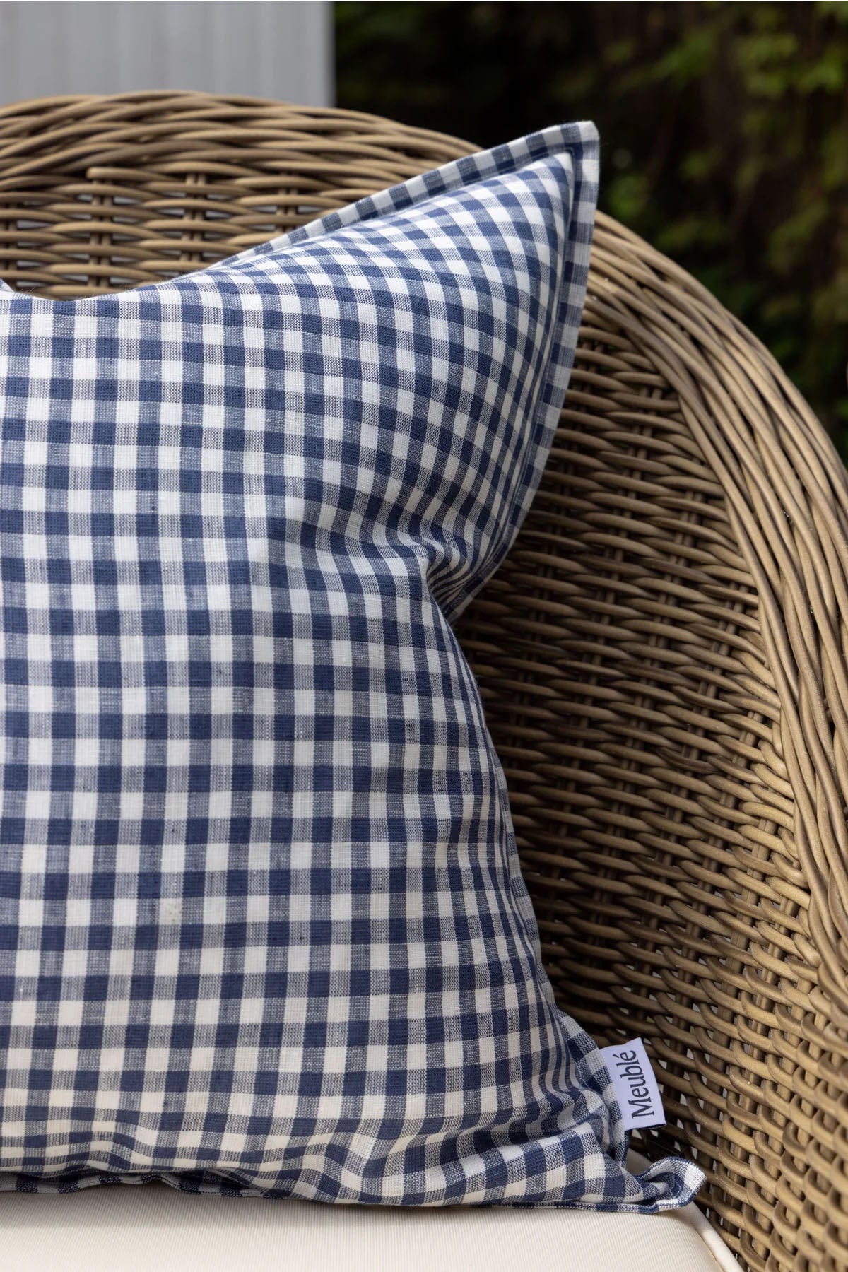 Puter | BLAIR CUSHION COVER BLUE 50X50
