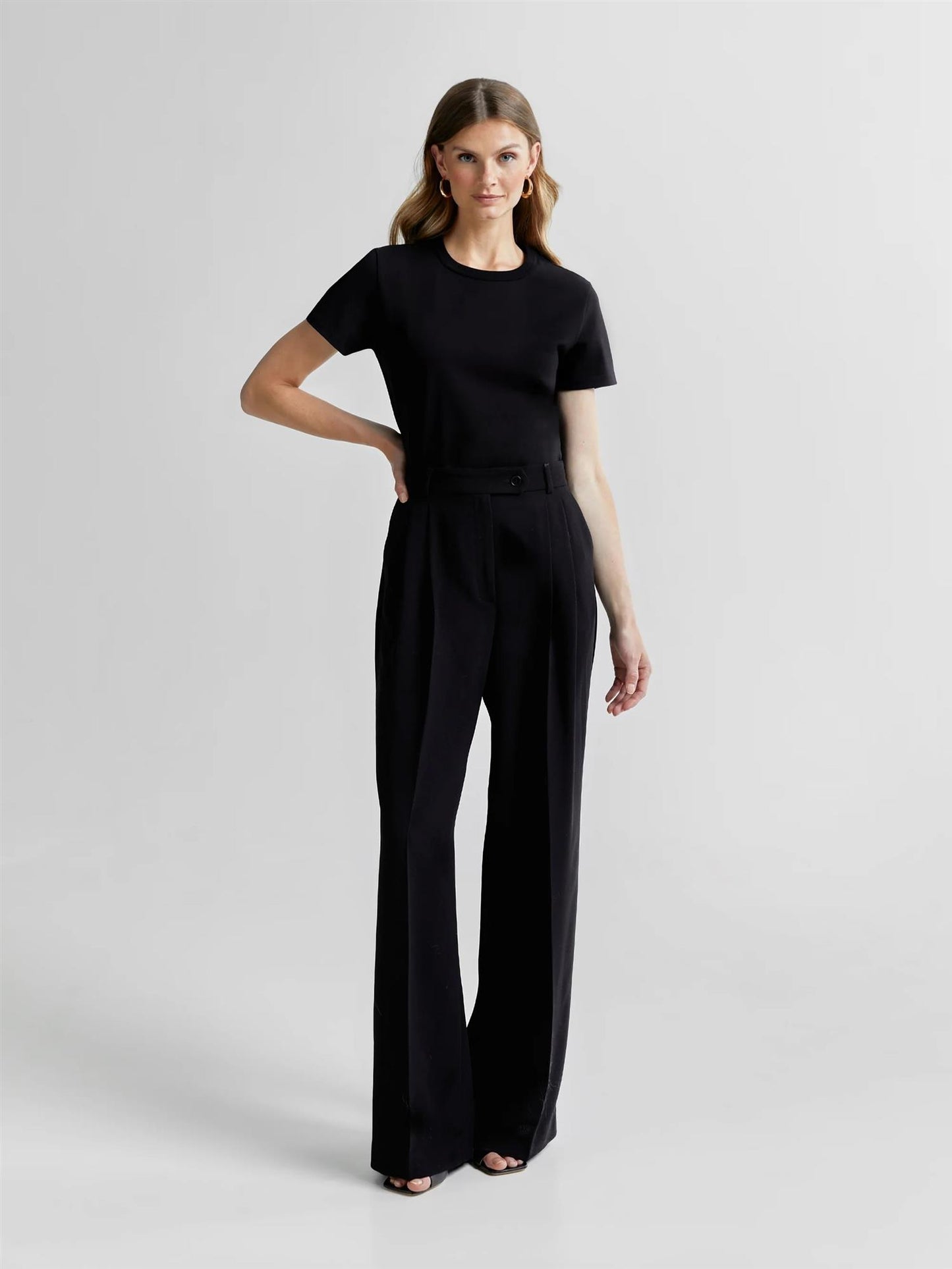 Gytta Trousers Black Bukser