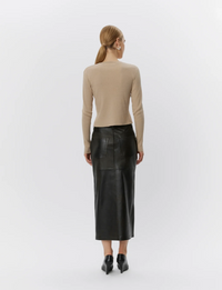 Niki - Leather Contemporary Skirt Skjørt