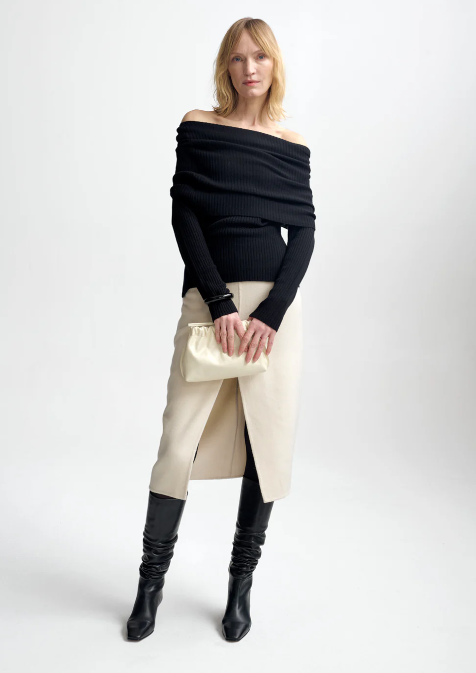 Talina Merino Top Black