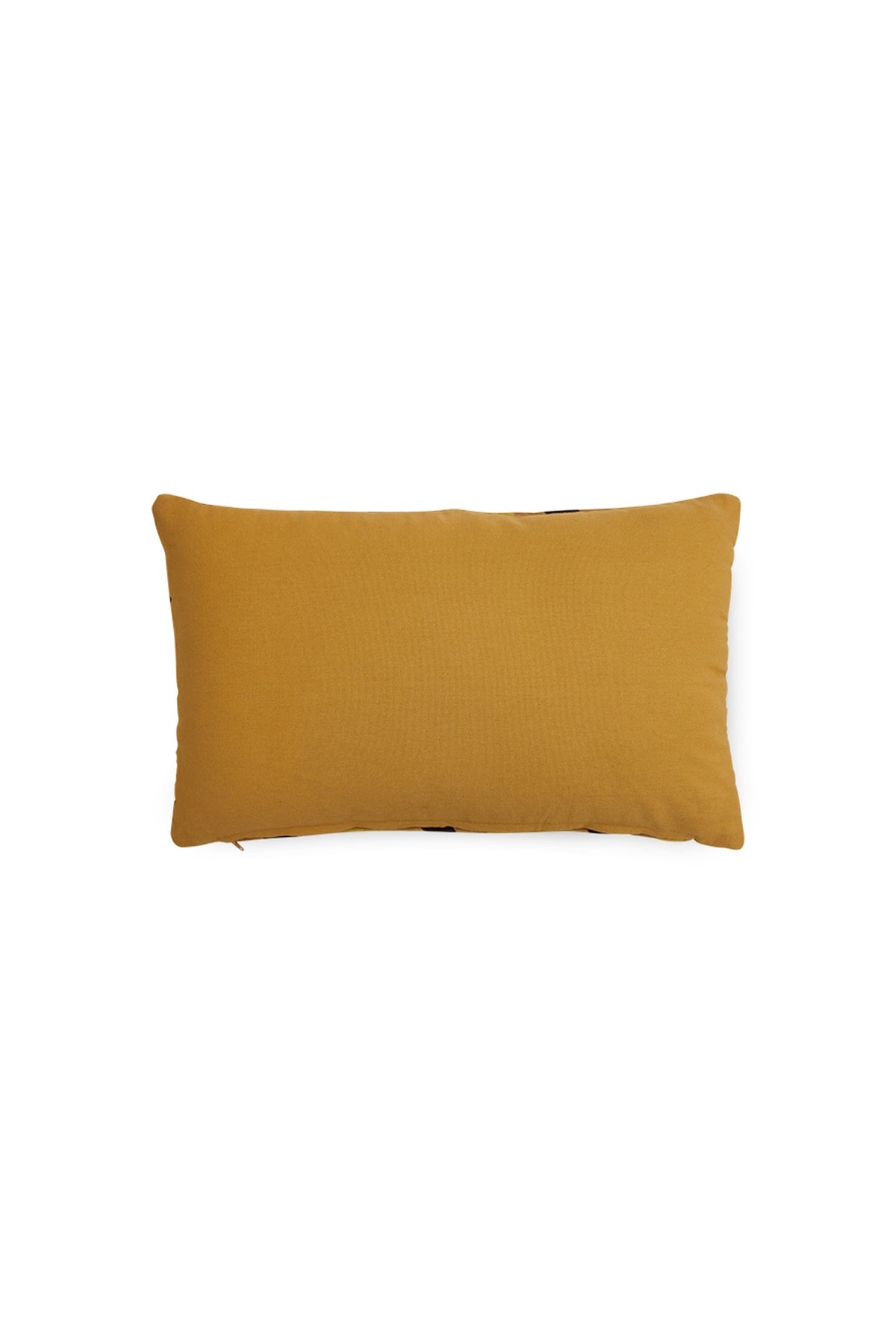 Striped velvet cushion, Honey - 50x30 cm