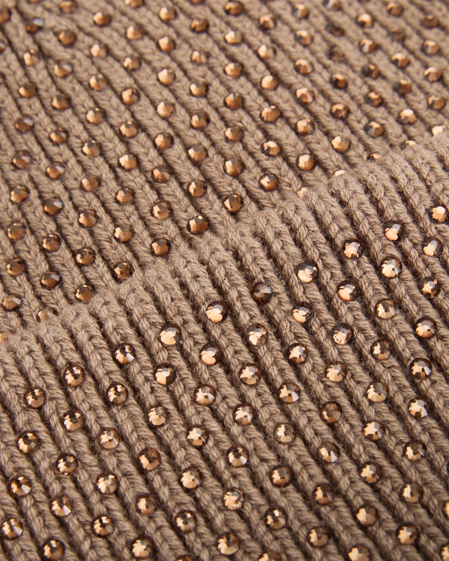 Embellish Beanie Brown Lue