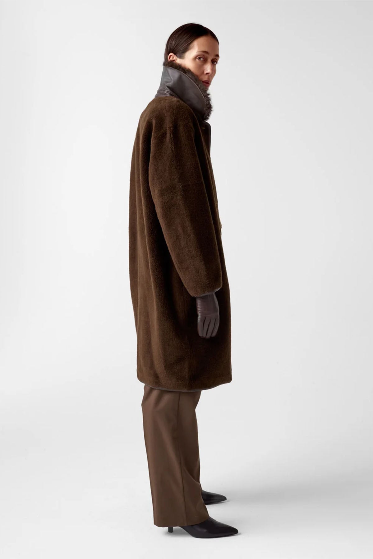 Elda lamb fur coat