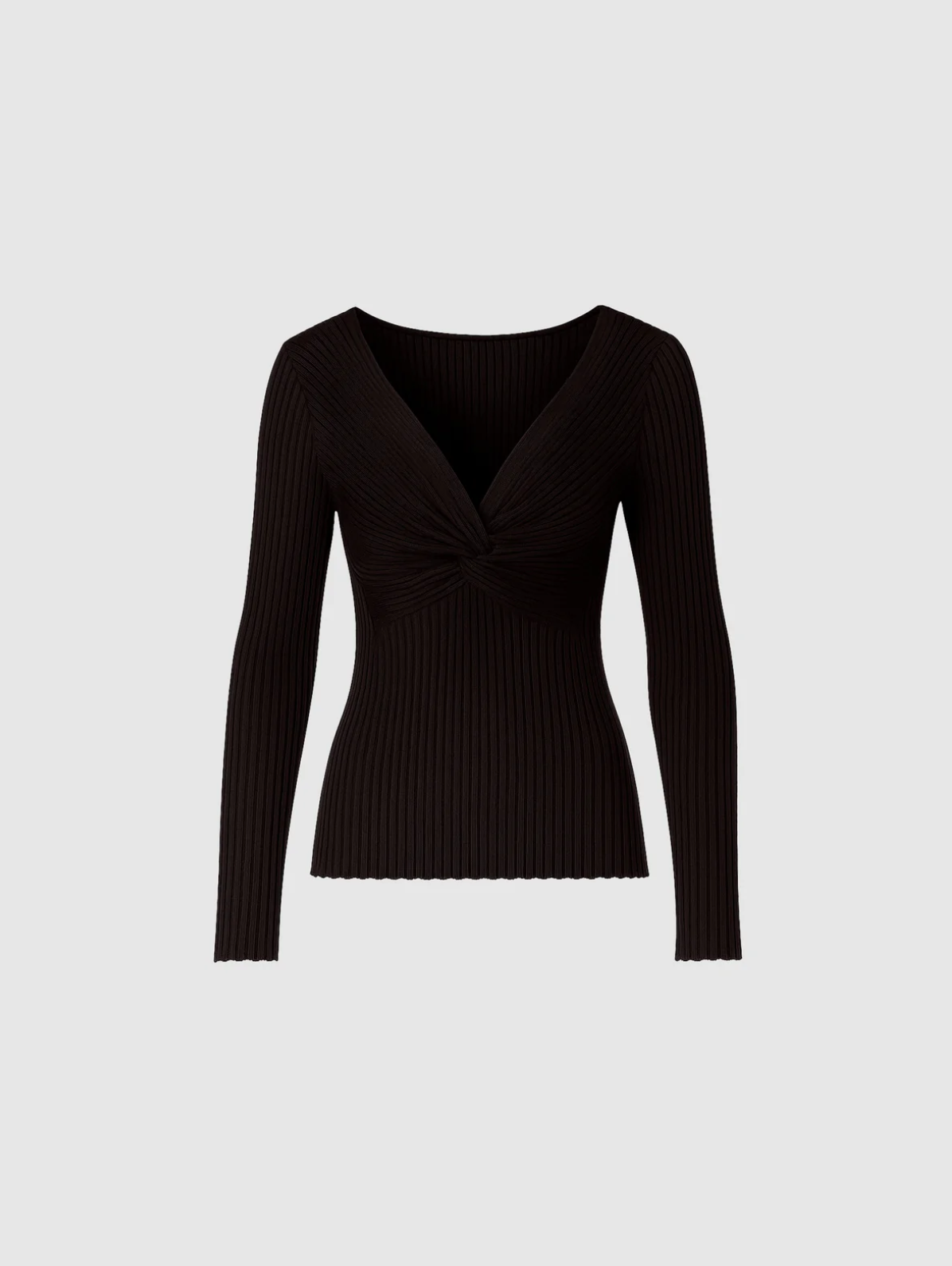 Polly Knit Mocha Gensere