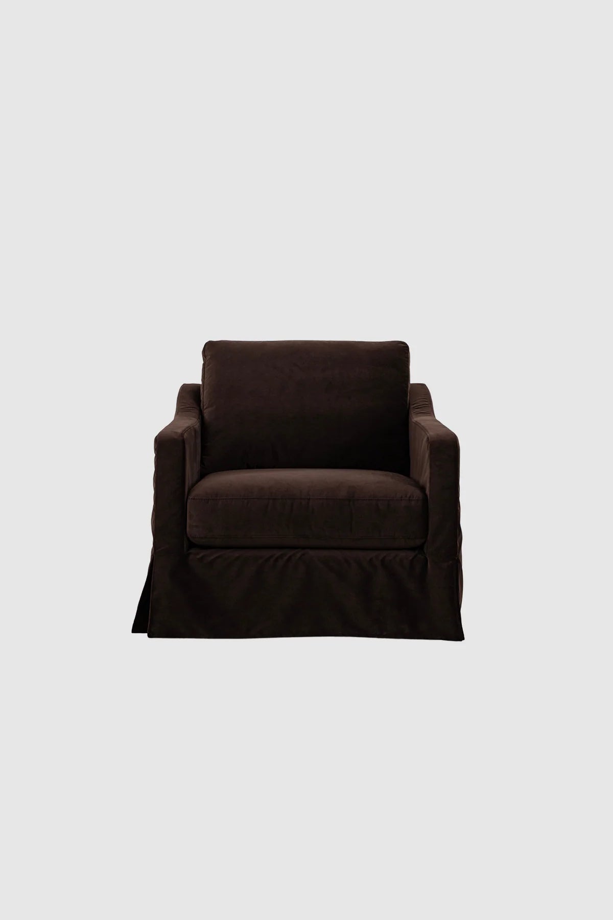 Eden Lounge Chair Chocolate Brown